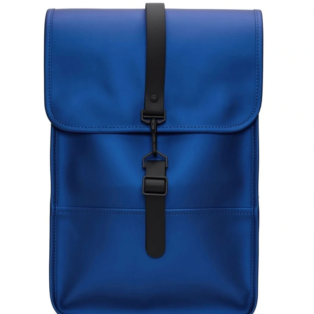 Rains Stylish Storm (Blue) Backpack Mini